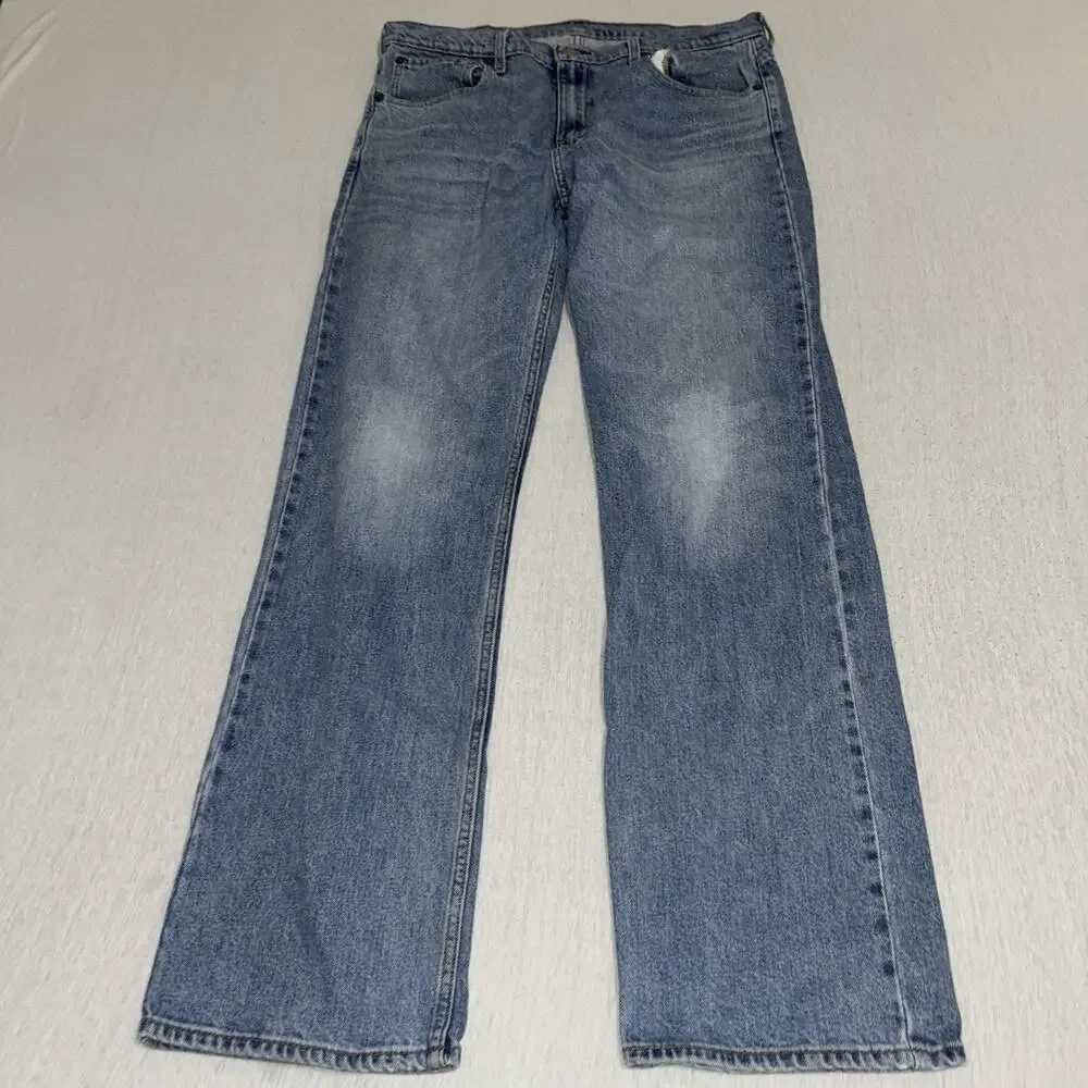 Levi's 569 Loose Straight Jean's Men's 32x34 Pants Blue Denim Baggy EUC